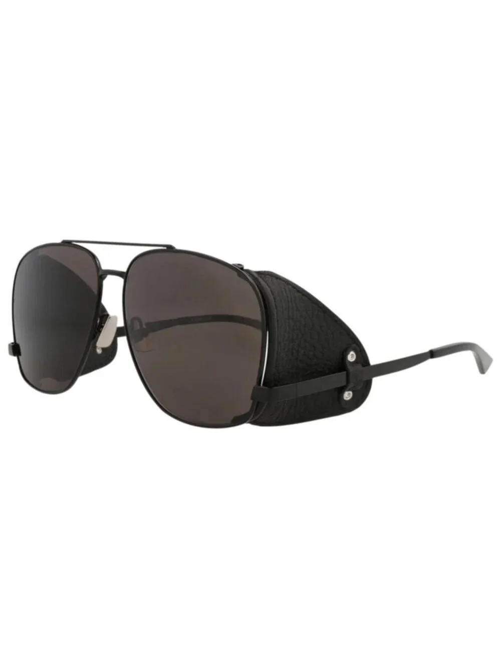 New Saint Laurent Women's Sunglasses Aviator Metal Frame Mens Black Black Black